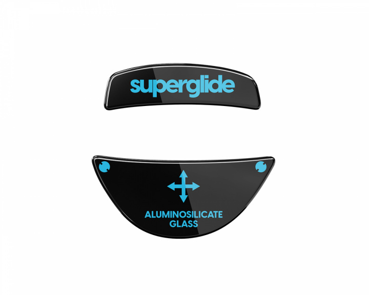 Superglide Glass Skates til Roccat Kone Pro/Pro Air - Sort