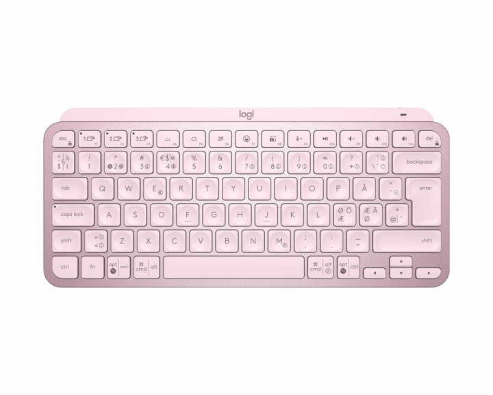 Logitech MX Keys Mini Wireless Keyboard - Trådløs Tastatur - Rose