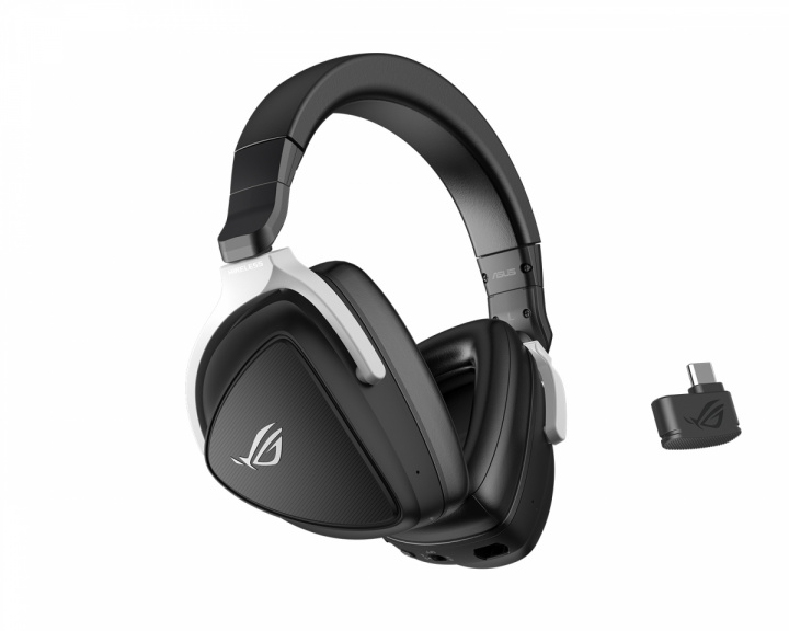 Asus ROG Delta S Trådløst Gaming Headset (PC/PS5/Switch) - Sort/Hvid