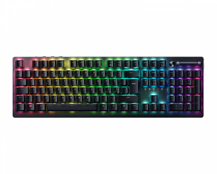 Razer Deathstalker V2 Pro Low Profile Trådløs Tastatur [Optical Red] - Sort