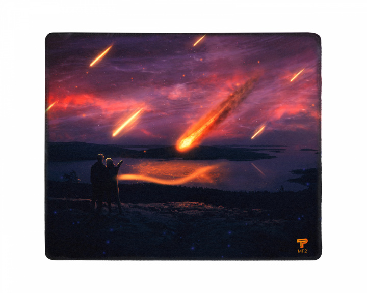 PureTrak MF2 Gaming Musemåtte - Meteor Shower - Large