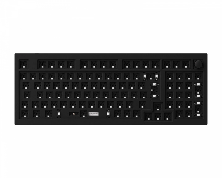 Keychron Q5 QMK 96% ISO Barebone Knob Version RGB Hot-Swap - Sort