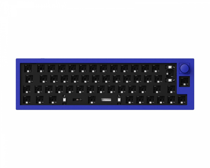 Keychron Q9 QMK 40% ISO Barebone Knob Version RGB Hot-Swap - Blå