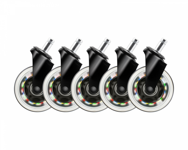 Deltaco Gaming RGB Hjul - Movement activated RGB LEDs - 5-pack