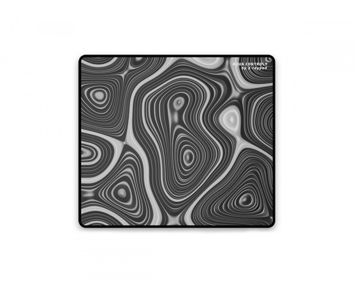 X-raypad Aqua Control Plus Musemåtte - Grey Strata - XL Square