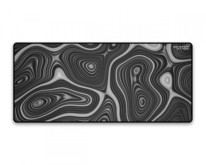 X-raypad Aqua Control Plus Musemåtte - Grey Strata - 3XL