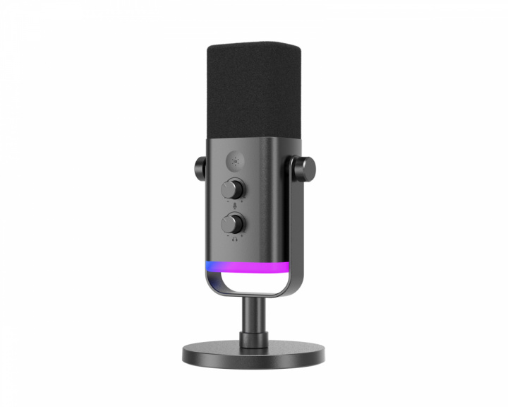 Fifine AMPLIGAME AM8 RGB USB/XLR Mikrofon - Dynamisk Mikrofon - Sort