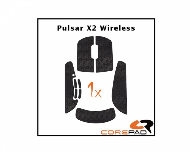 Corepad Soft Grips til Pulsar X2 / X2V2 Wireless - Hvid
