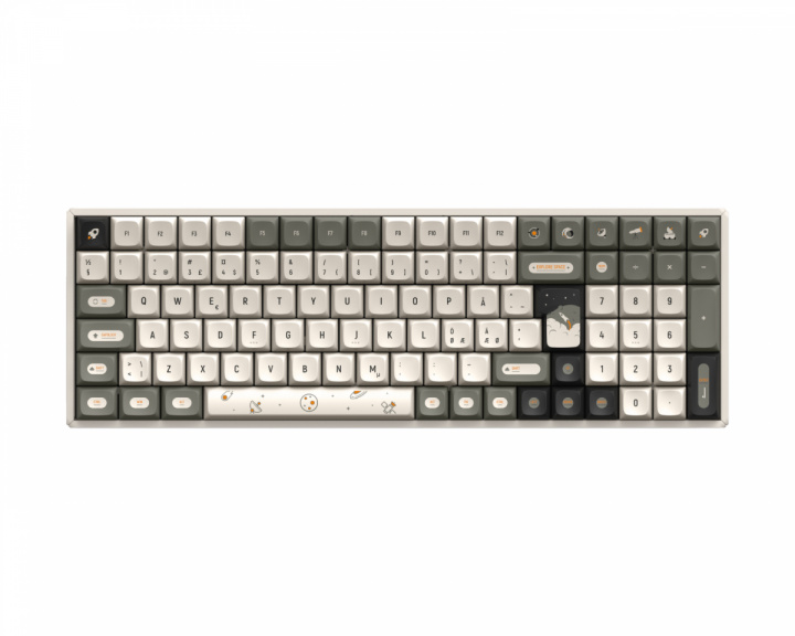 IQunix F97 Hitchhiker Wireless RGB [Cherry Blue] 96% - Trådløs Tastatur