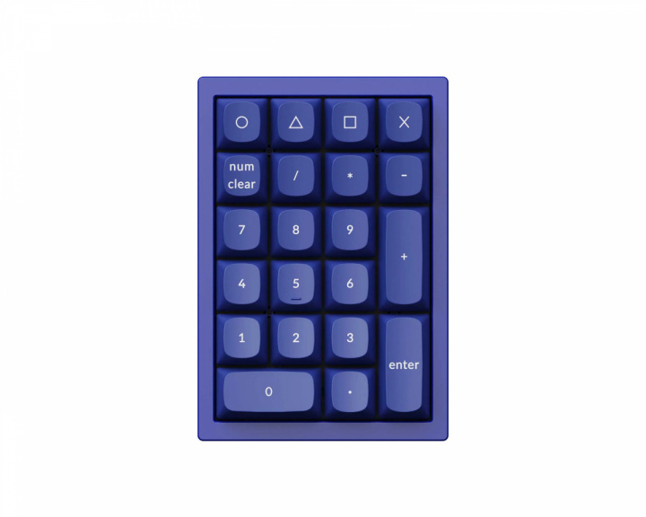 Keychron Q0 Number Pad RGB Hot-Swap [Gateron G Pro Red] - Blå Number Pad