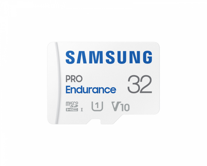 Samsung PRO Endurance microSDHC 32GB & SD Adapter - Hukommelsekort