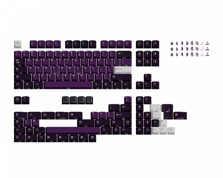KBDfans PBTfans Purpurite Base Kit