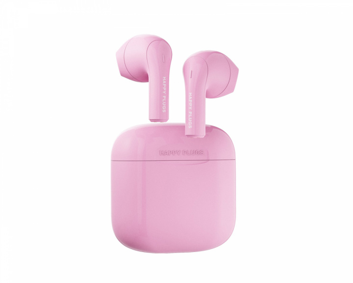 Happy Plugs Joy True Wireless Headphones - TWS In-Ear Høretelefoner - Lyserød
