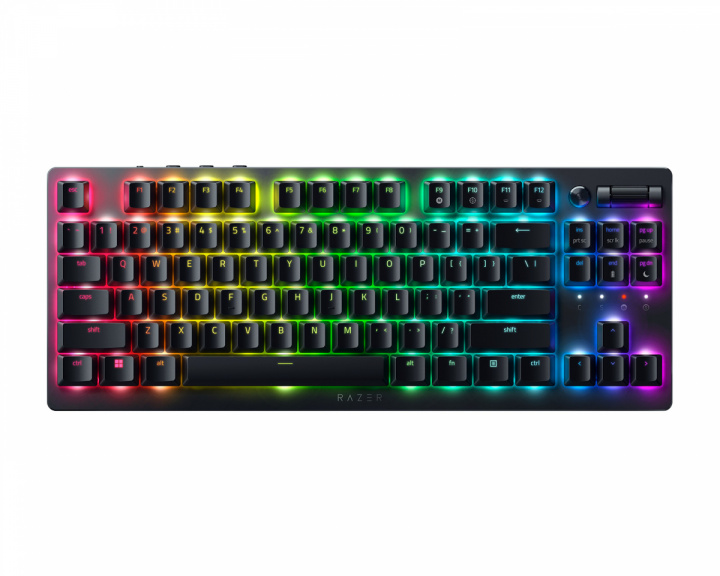 Razer Deathstalker V2 Pro TKL Low Profile Trådløs Tastatur [Optical Red] - Sort