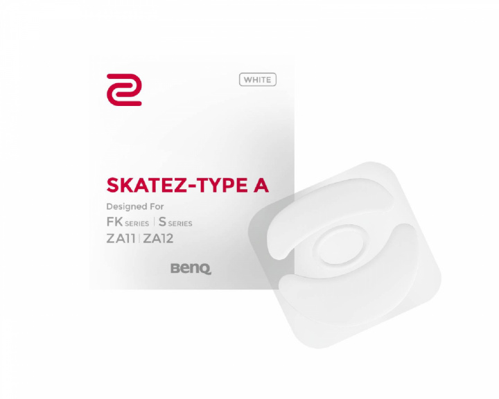 ZOWIE by BenQ Speedy Skatez - Type A  FK- & S-series, ZA11/ZA12 - Hvid