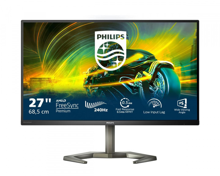 Philips Momentum 27” LED Gamingskærm 240Hz 1ms FHD IPS