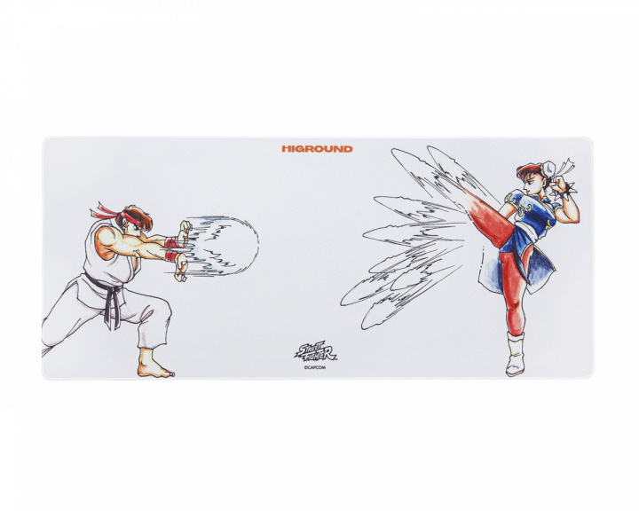 Higround x Street Fighter XL Musemåtte - Ryu vs Chun-Li - Limited Edition