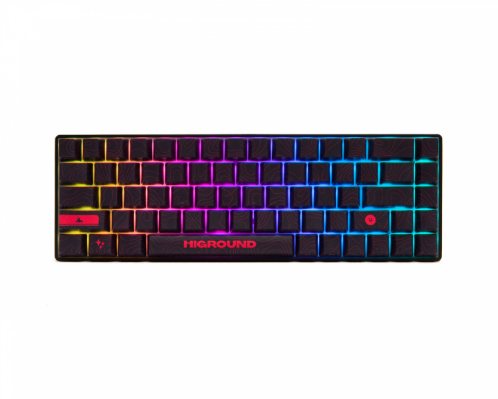 Higround LAVAROCK Base 65 Hotswap Gaming Tastatur - ANSI [White Flame]