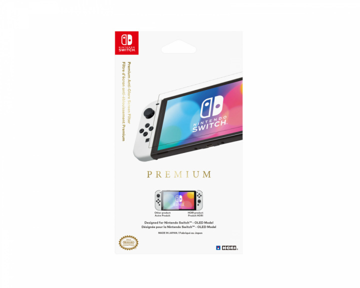 Hori Premium Anti-Glare Screen Filter - Skærmbeskytter til Nintendo Switch OLED