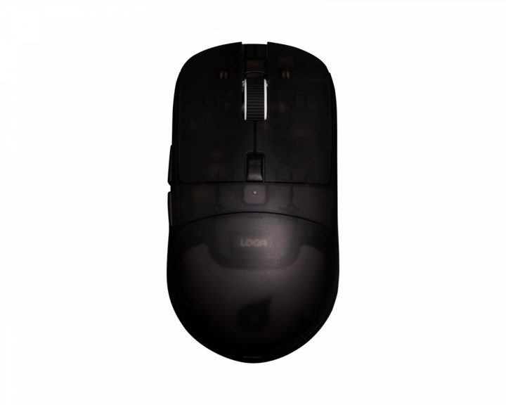 Loga Shinryu Pro Wireless Gaming Mus - Hotswappable Switch - Sort/Transparent