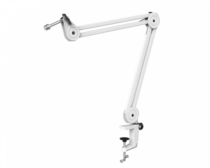 Fifine Boom Arm Stand - Hvid Mikrofonstativ