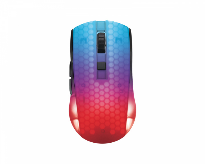 Deltaco Gaming DM320 Trådløs Semi-Transparent RGB Gaming Mus - Sort