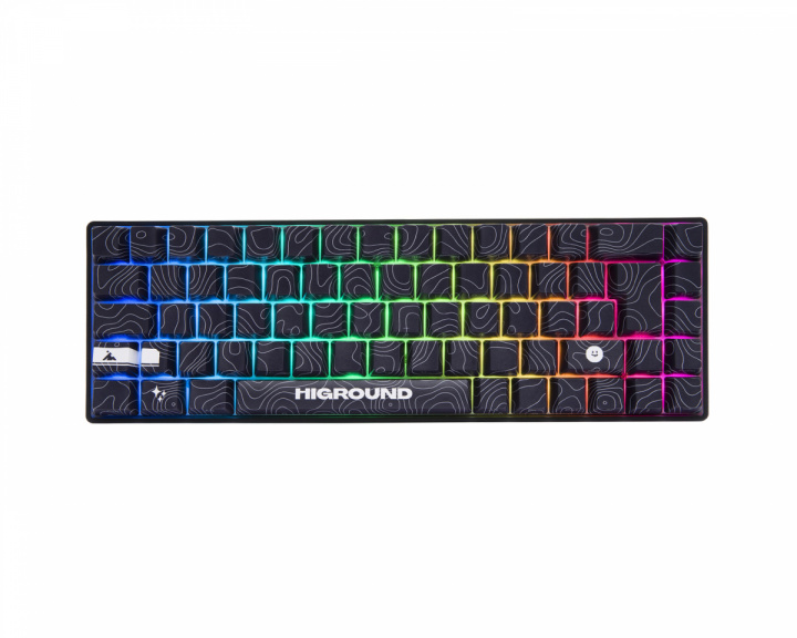 Higround BLACKICE Base 65 Hotswap Gaming Tastatur - ISO Nordic [White Flame]