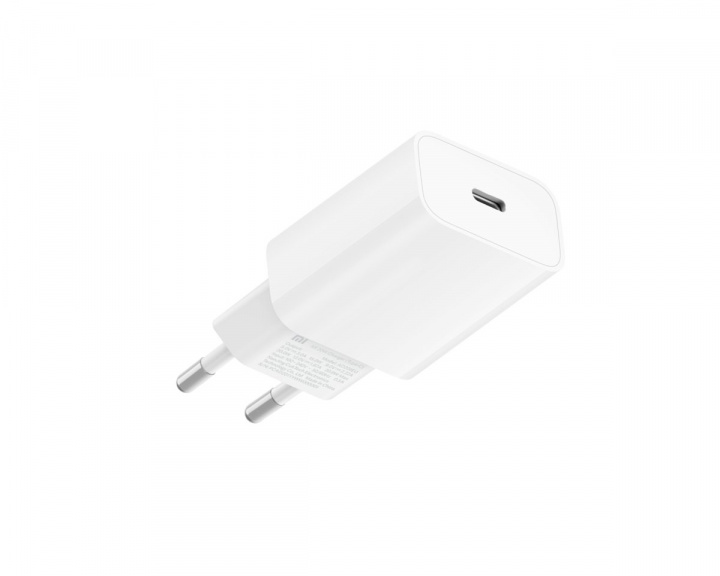 Xiaomi Mi 20W Charger (USB-C) - Hvid Vægoplader