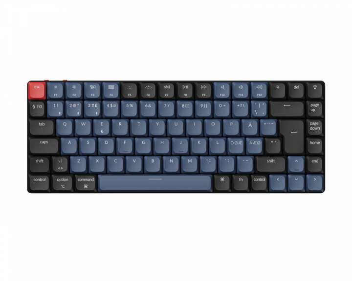 Keychron K3 Pro Low Profile Hotswap Trådløs Tastatur RGB Aluminium [Gateron Red]