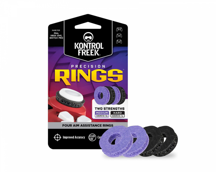 KontrolFreek Precision Rings - (Sort/Lilla)