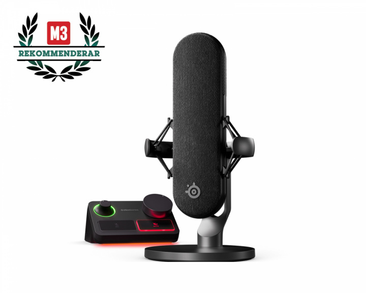 SteelSeries Alias Pro - Sort XLR Mikrofon & Stream Mixer