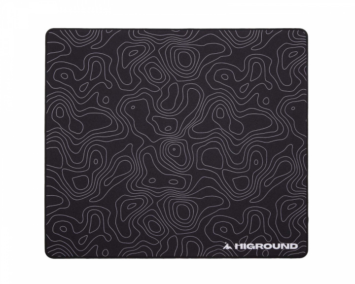 Higround BLACKICE Gaming Musemåtte - Typograph Series - L