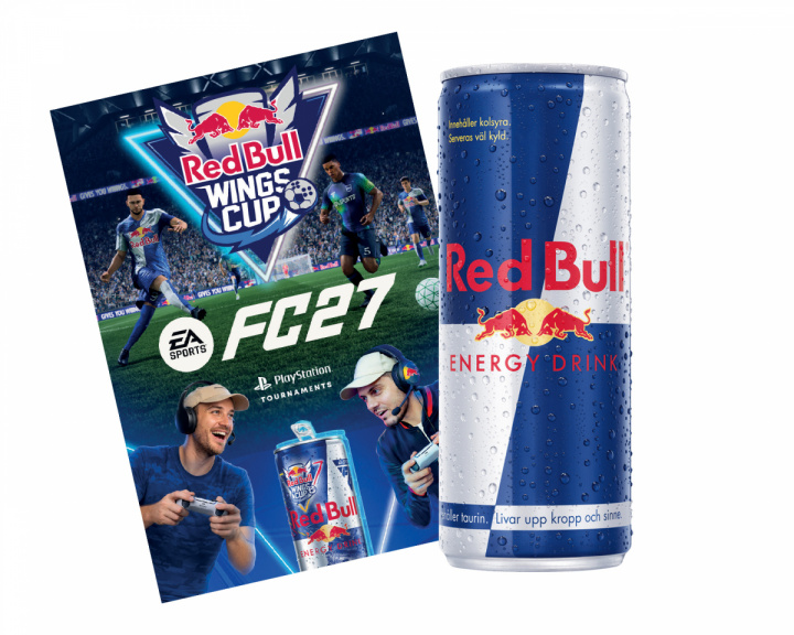 Red Bull Gratis vare! - Energidrik, 250 ml, Original + Red Bull Flyer