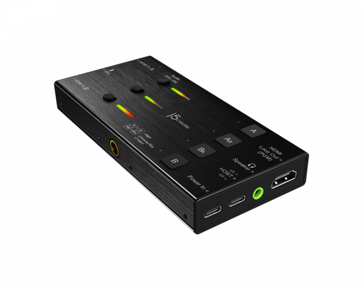 j5create Dual HDMI Videooptagelse, 2 HDMI til USB-C med Strømforsyning 60W