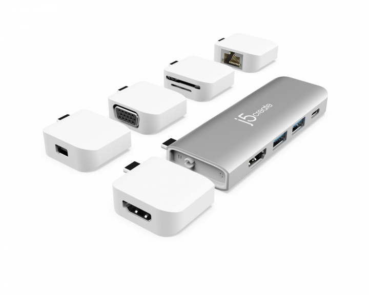 j5create ULTRADRIVE Kit - USB-C Multi-Display Modular Dock