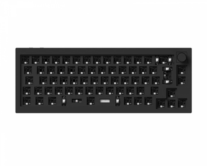 Keychron Q2 Pro QMK 65% ISO Barebone Knob Version - Carbon Black