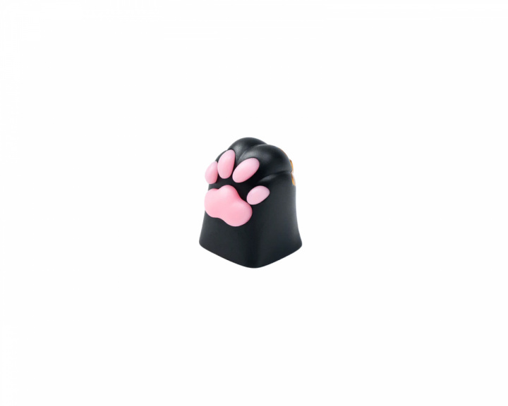 Keychron Kitty Paw Silicone Aluminum Alloy Artisan Keycap - Sort