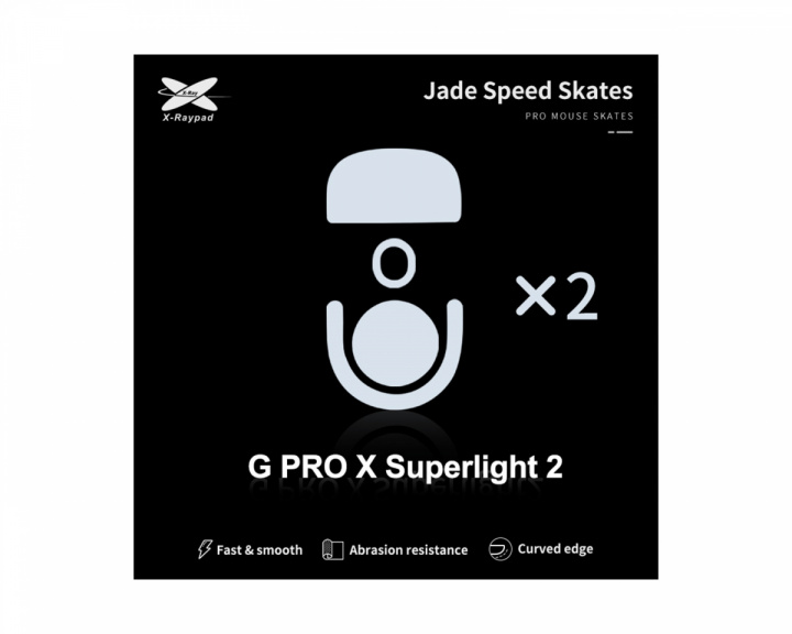 X-raypad Jade Mouse Skates til Logitech G Pro X Superlight 2