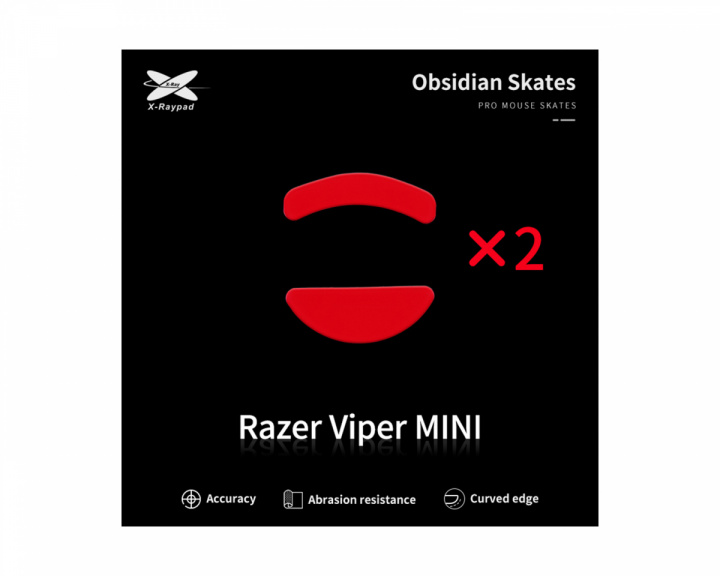 X-raypad Obsidian Mouse Skates til Razer Viper Mini