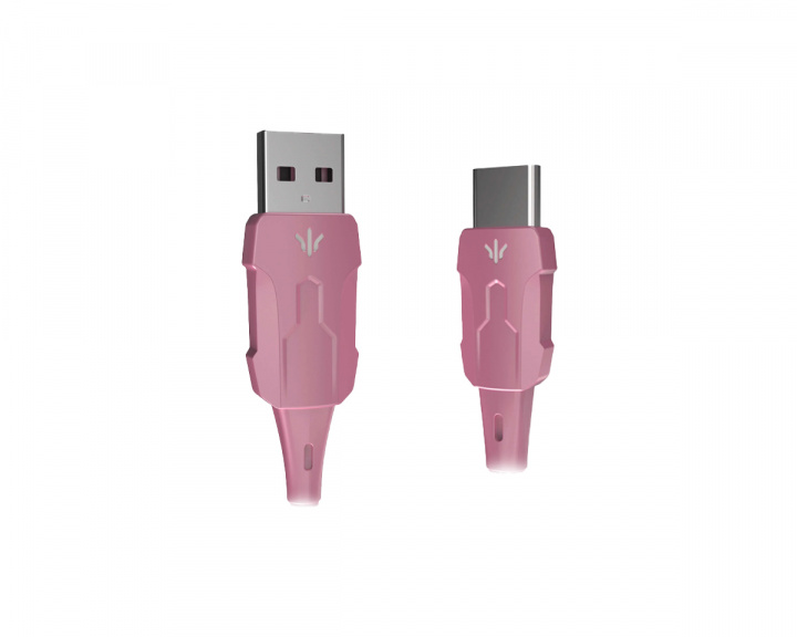 WLMouse Paracord USB-C Kabel - Lyserød