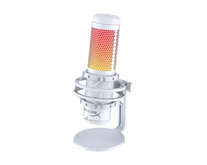 HyperX QuadCast S RGB Mikrofon - Hvid