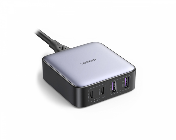 UGREEN Nexode 65W Desktop Charger (2xUSB-A + 2xUSB-C) - Multi oplader