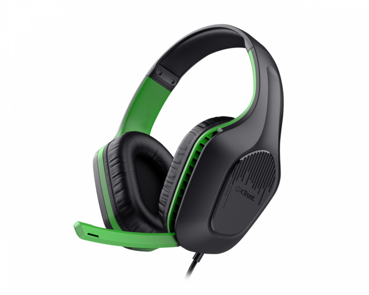 Trust GXT 415X Zirox Gaming Headset Xbox - Sort/Grøn