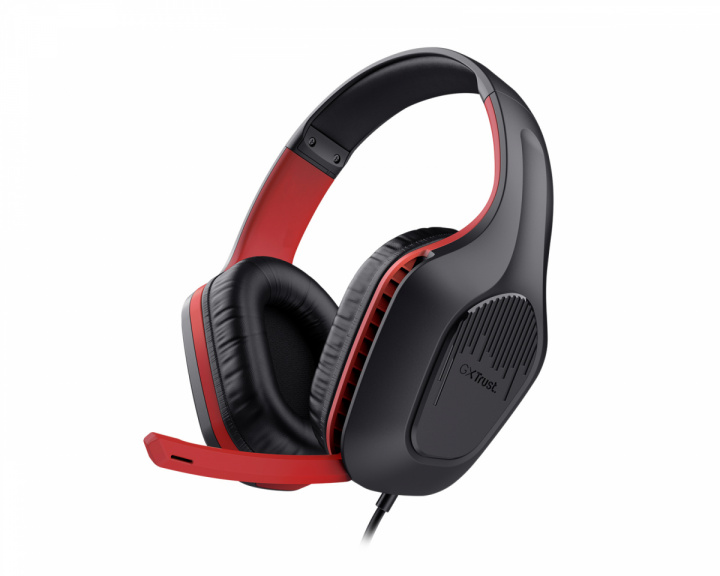 Trust GXT 415S Zirox Gaming Headset Switch - Sort/Rød