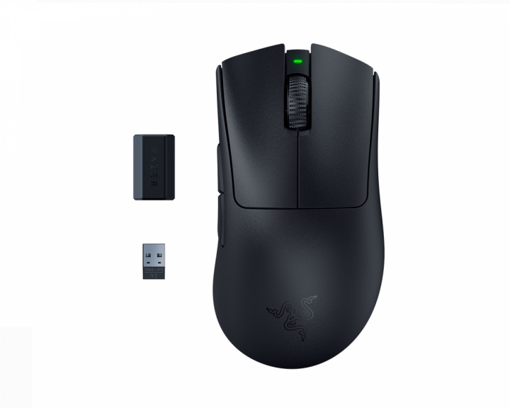 Razer DeathAdder V3 Pro + HyperPolling Wireless Dongle - Sort