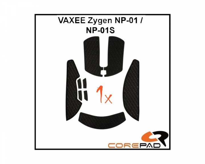 Corepad Soft Grips til Vaxee NP-01/NP-01s - Sort