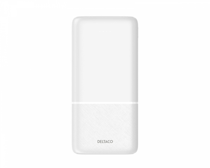 Deltaco 20.000 mAh Powerbank - Hvid