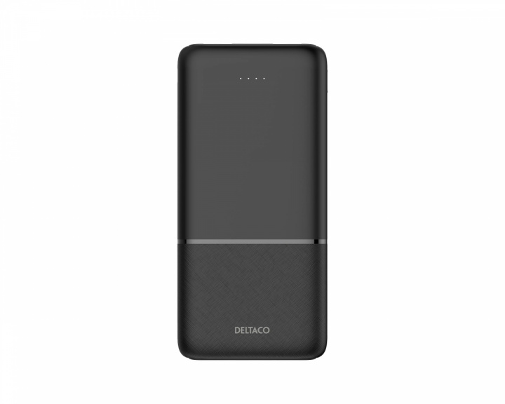 Deltaco 10.000 mAh Powerbank - Sort