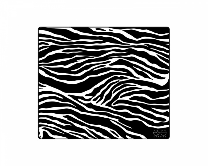 Lethal Gaming Gear Saturn Gaming Musemåtte - Boardzy Zebra - XL - Limited Edition