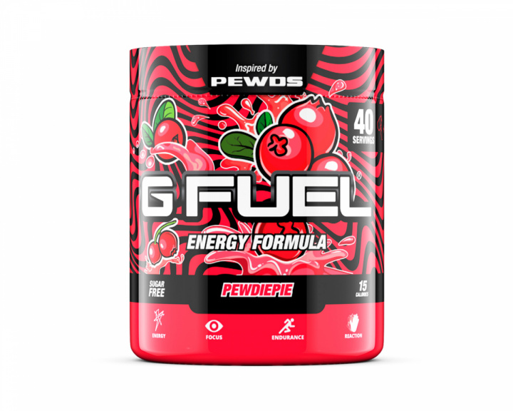 G FUEL Pewdiepie Lingonberry - 40 Portioner